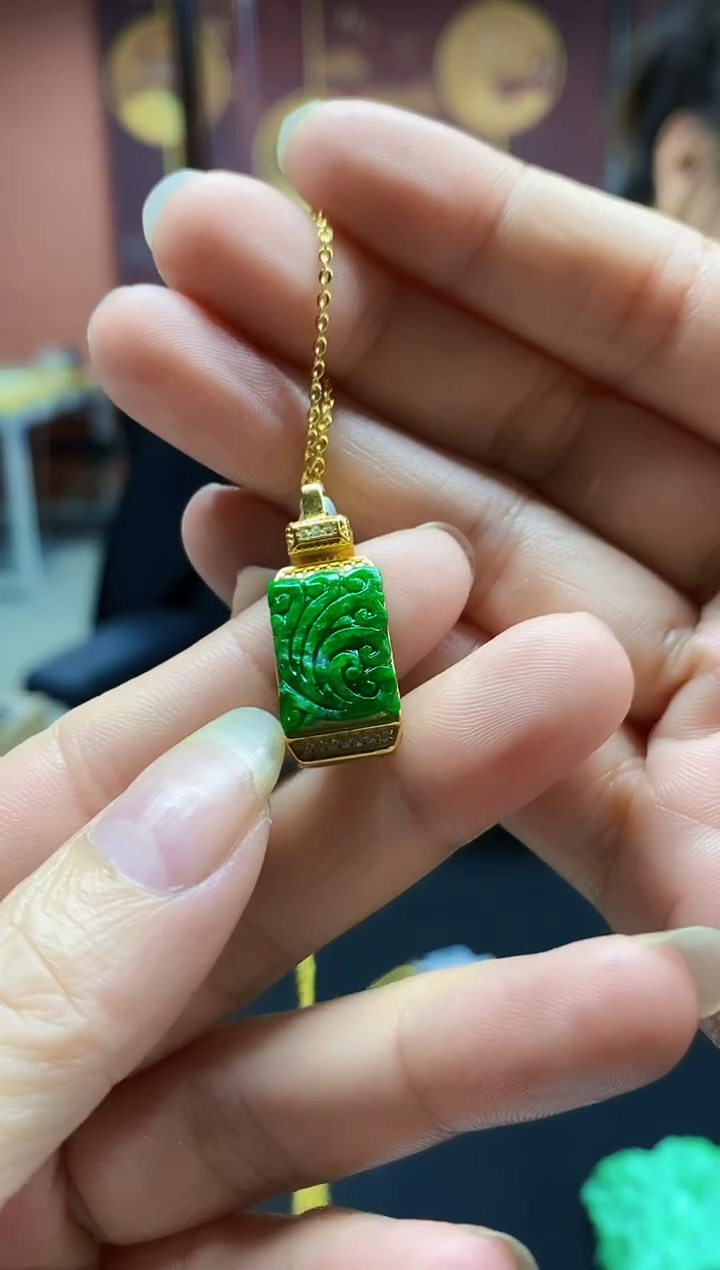 颈饰未镶嵌翡翠翡翠吊坠