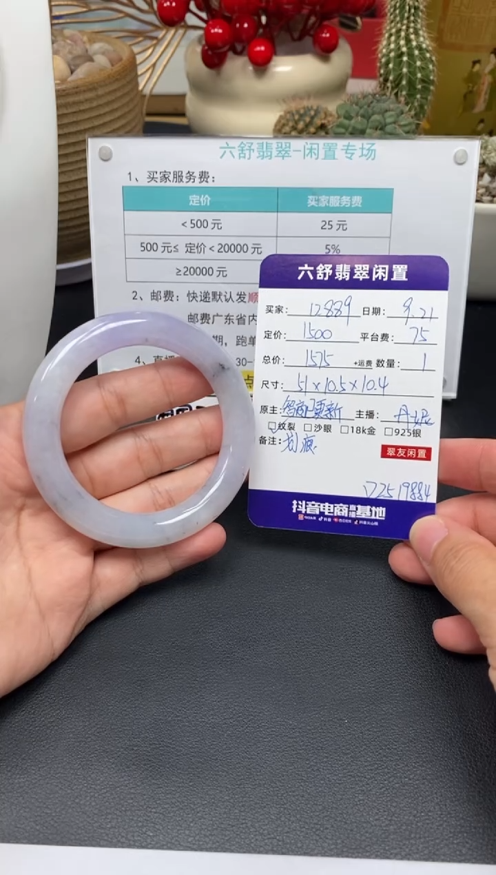 未镶嵌手镯翡翠1***9D2519884