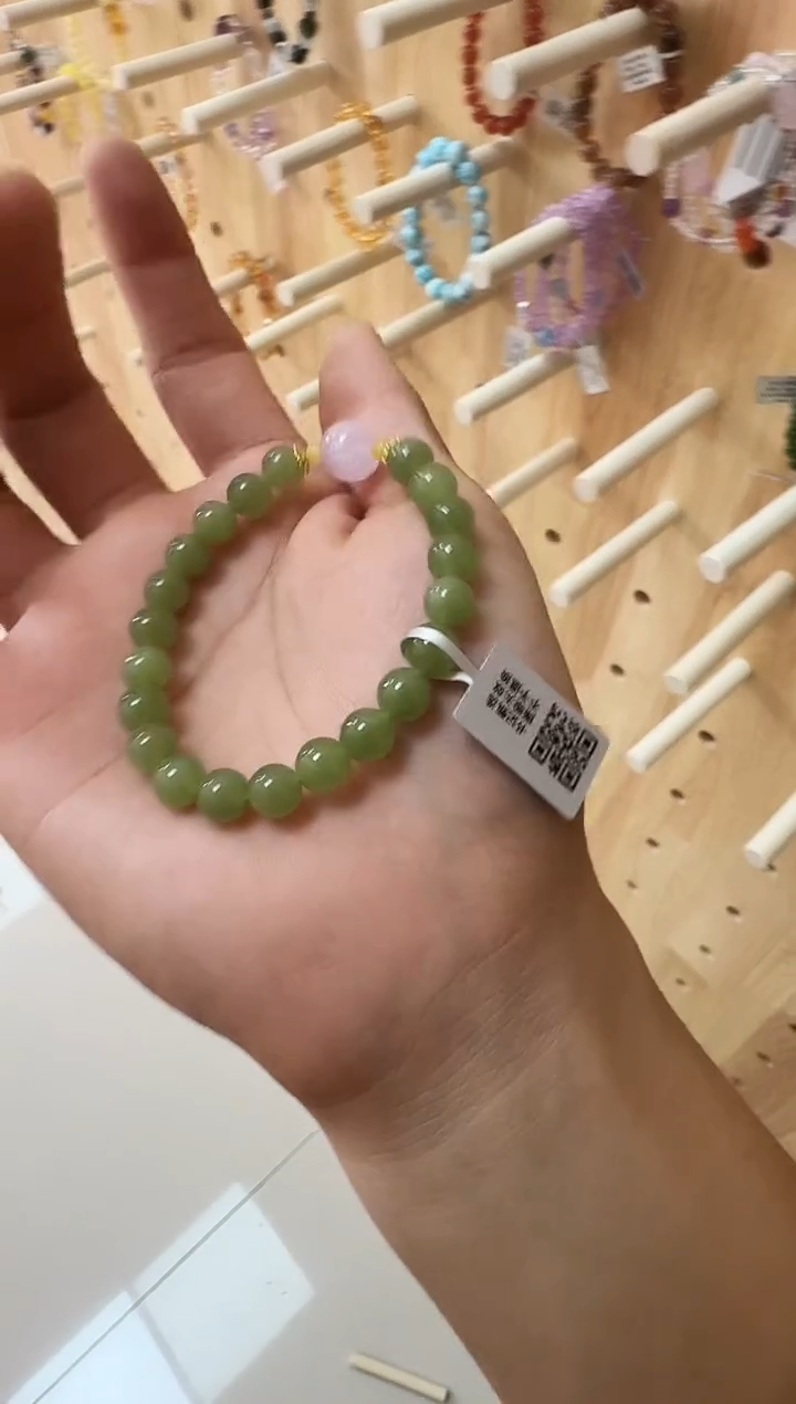 未镶嵌手链水晶村0347 约8mm