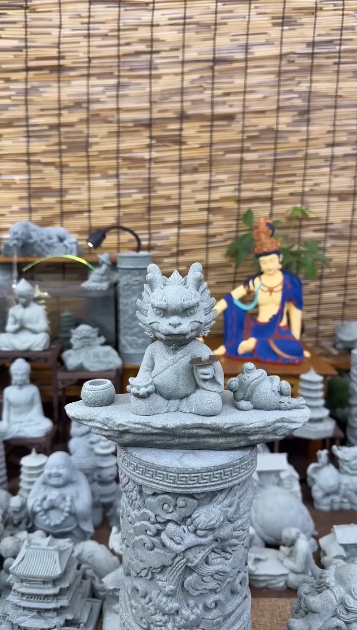 石材青砂石龙大师一个