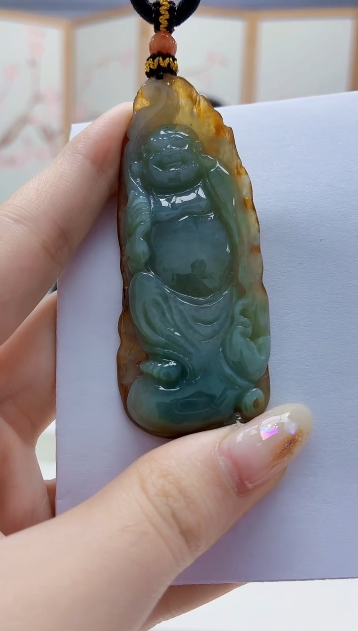 未镶嵌定制翡翠5060jw-毛货挂件118