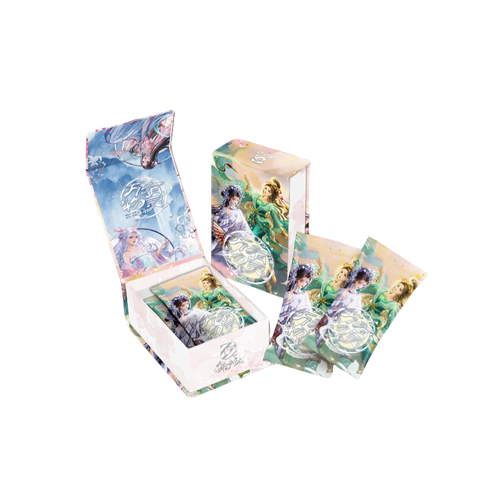 【拆盒】趣卡社<万物有灵·花间竹梦>收藏卡牌盲盒（默认代拆）