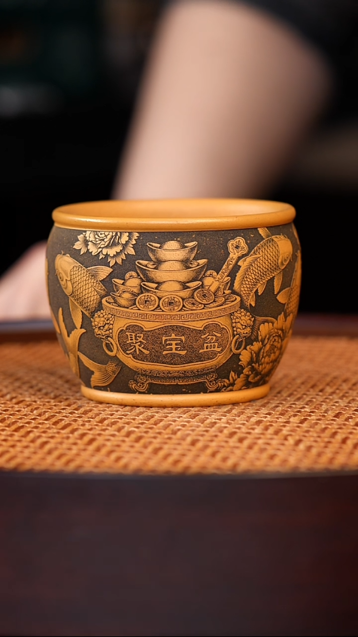 茶杯紫砂宜兴全手工原矿紫砂杯