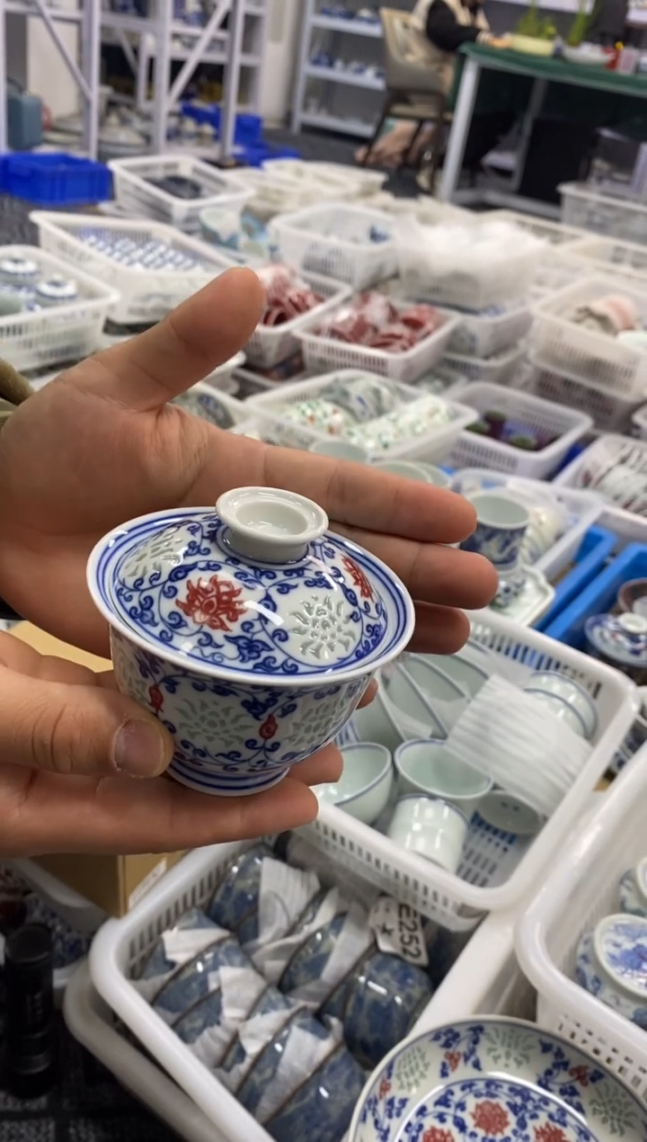 陶瓷景德陶瓷茶具容量约135