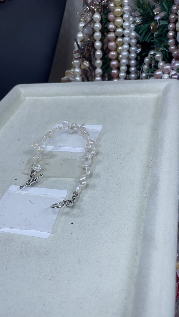 【闪购商品】淡水珍珠手链未镶嵌【纯恬珍珠】