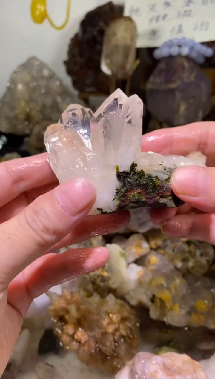 未镶嵌珠宝半成品水晶50号193g四川超七花园水晶