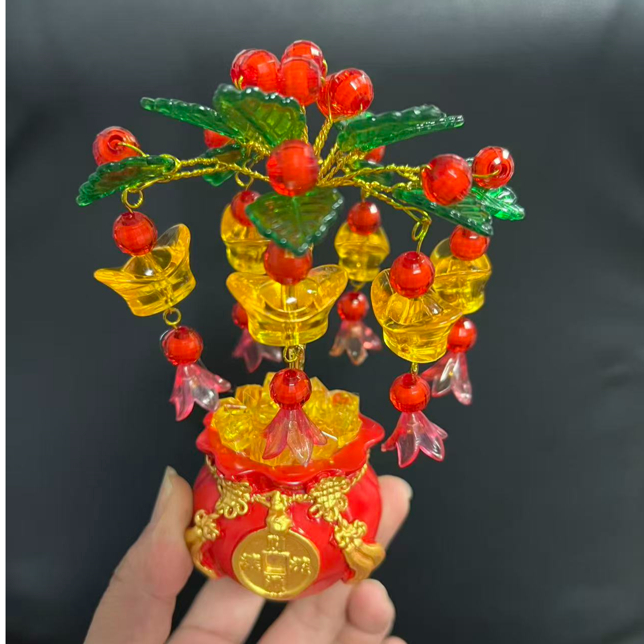 【福利】   元宝发财果 （小盆栽）  手工DIY材料