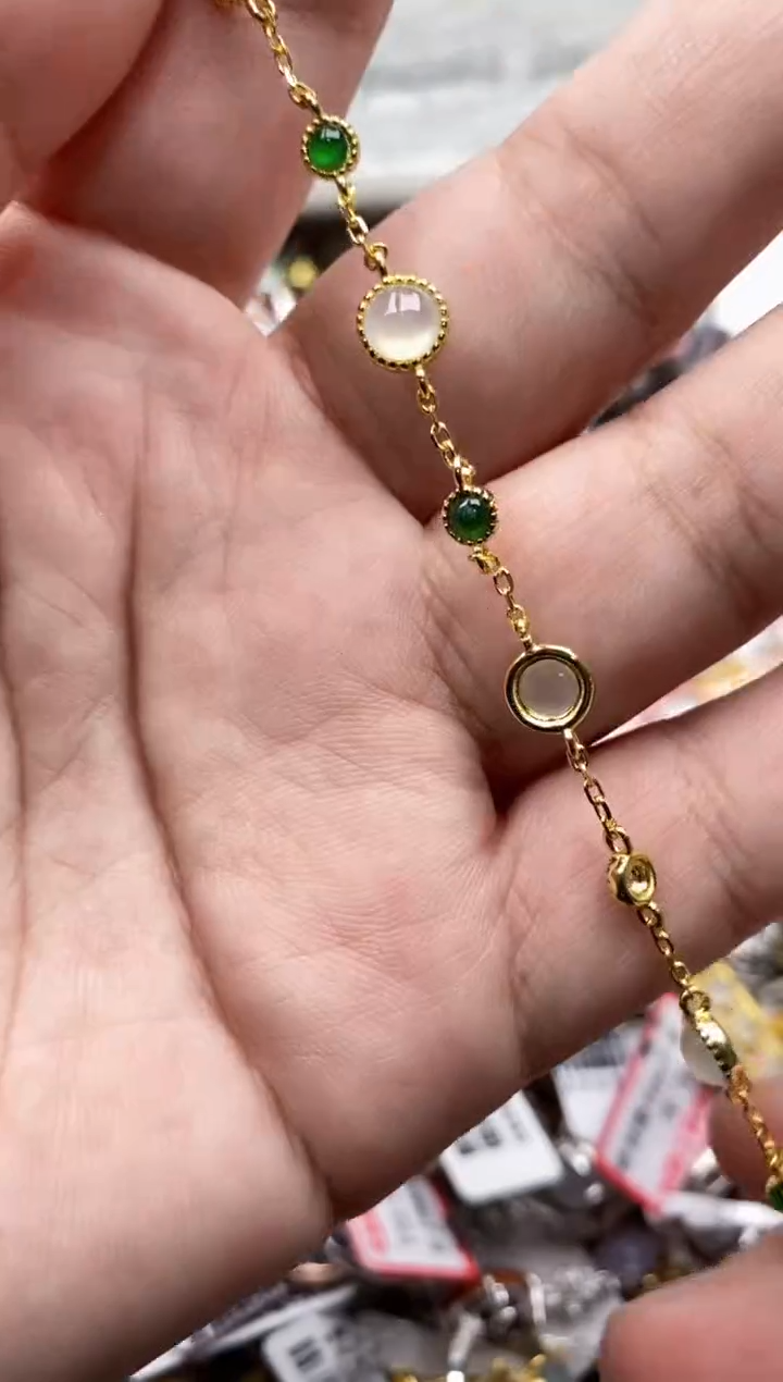 【闪购商品】翡翠戒指银S925镶嵌55555---4