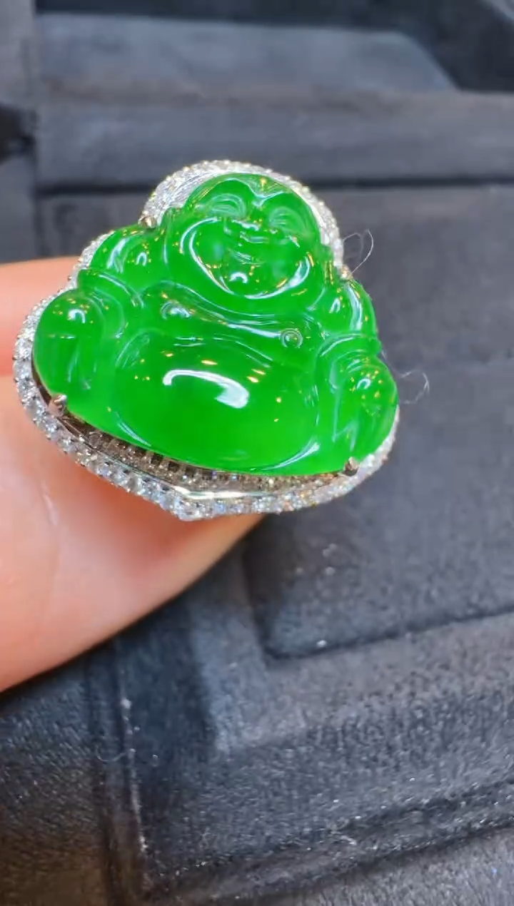 【闪购商品】翡翠戒指18K金镶嵌多样性团购发一件