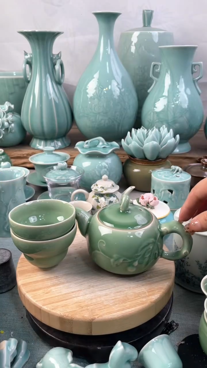 【闪购商品】特价福利 微瑕 慧仙青瓷