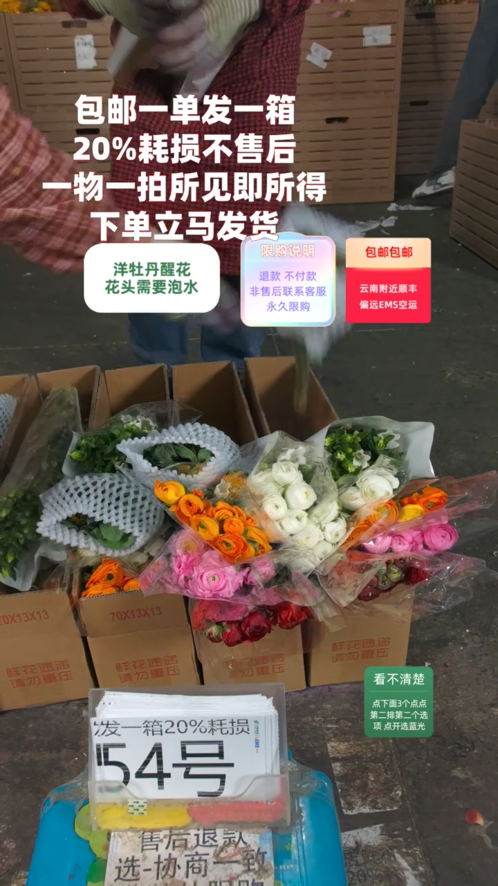 20%耗损发一箱❤号54