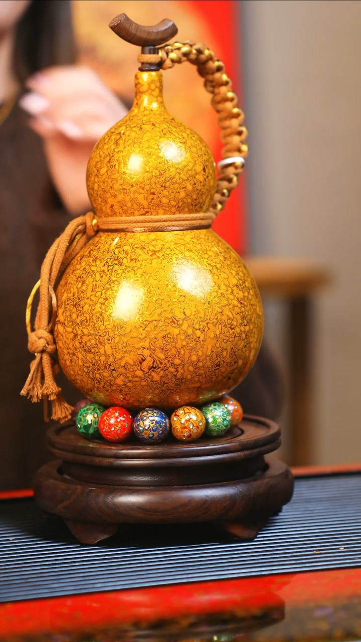 【闪购商品】JY141大师姐臻选非遗大漆酒葫芦