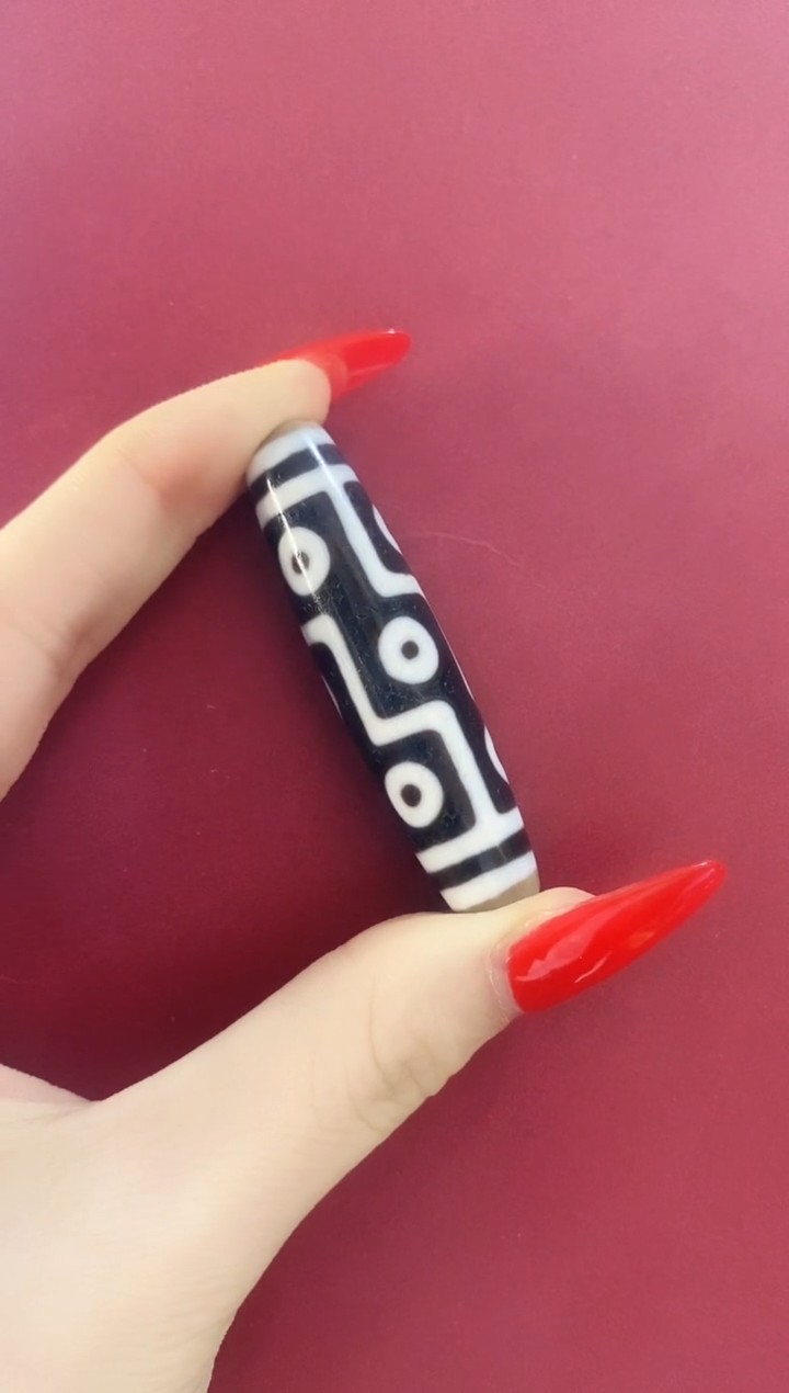 玛瑙/玉髓颈饰合金行运古法折九