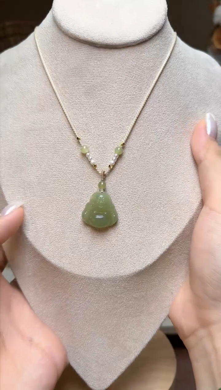 和田玉未镶嵌吊坠(不含链)0524-001