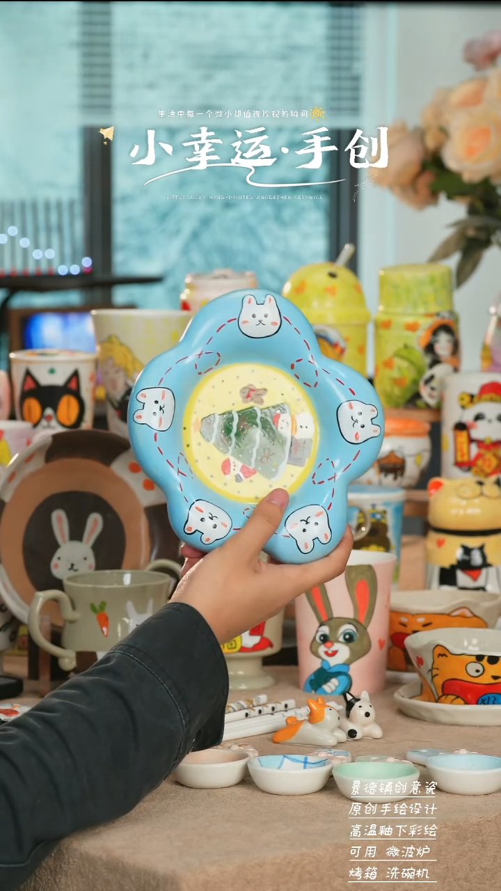 景德镇纯手工手绘陶瓷