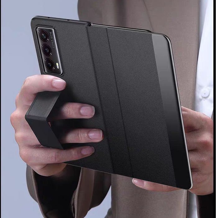 晨炘适用于荣耀magicv3手机壳MagicVS2素皮全包折叠款磁吸保护套