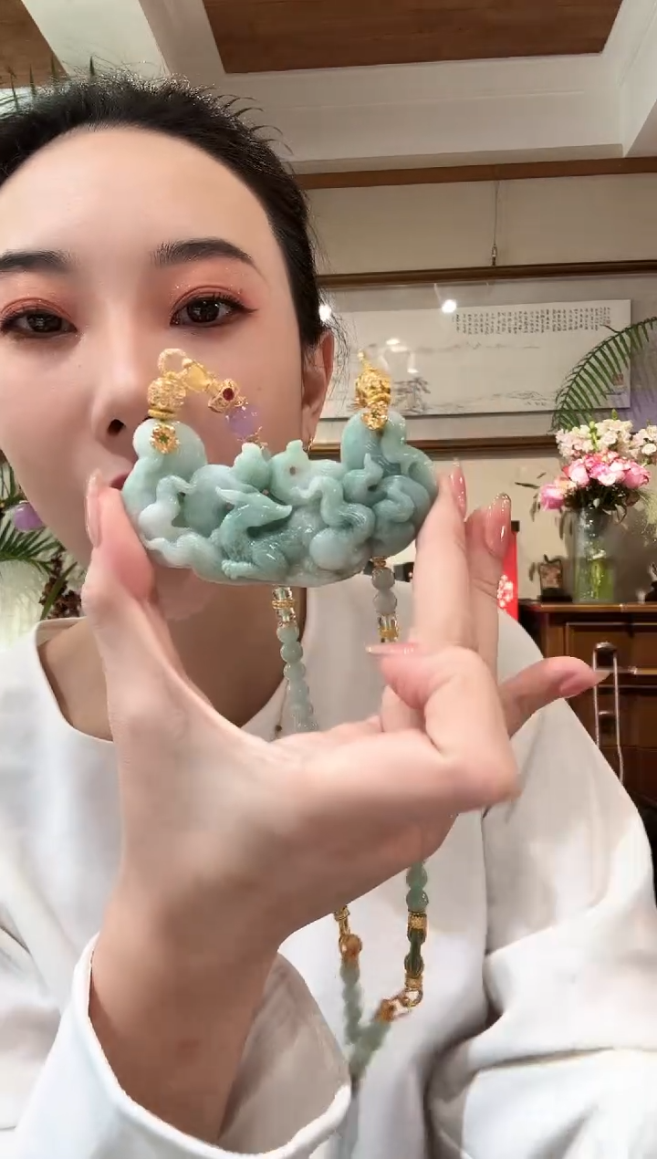 【闪购商品】翡翠颈饰未镶嵌国风
