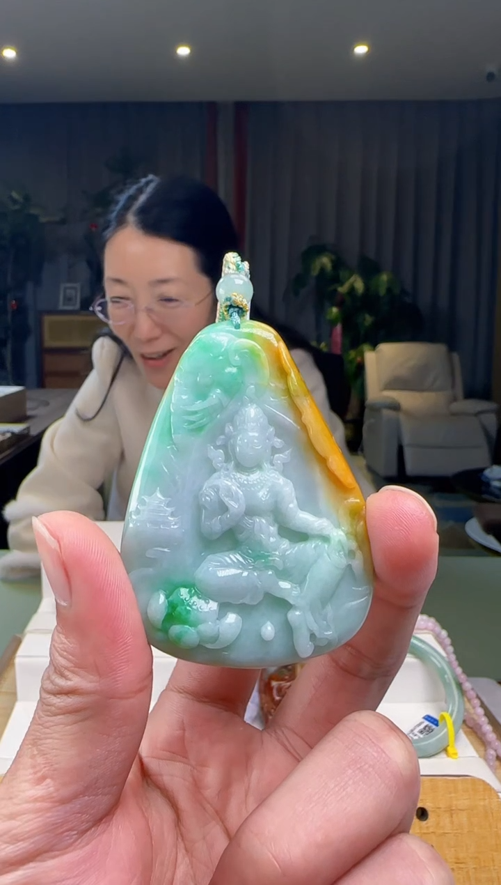 【闪购商品】翡翠颈饰未镶嵌CC@@960Q3J16107