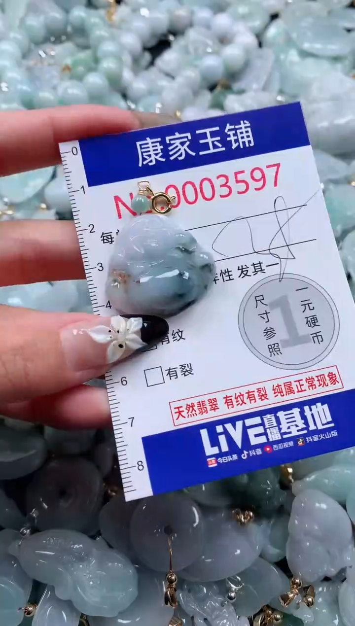 颈饰未镶嵌翡翠3597