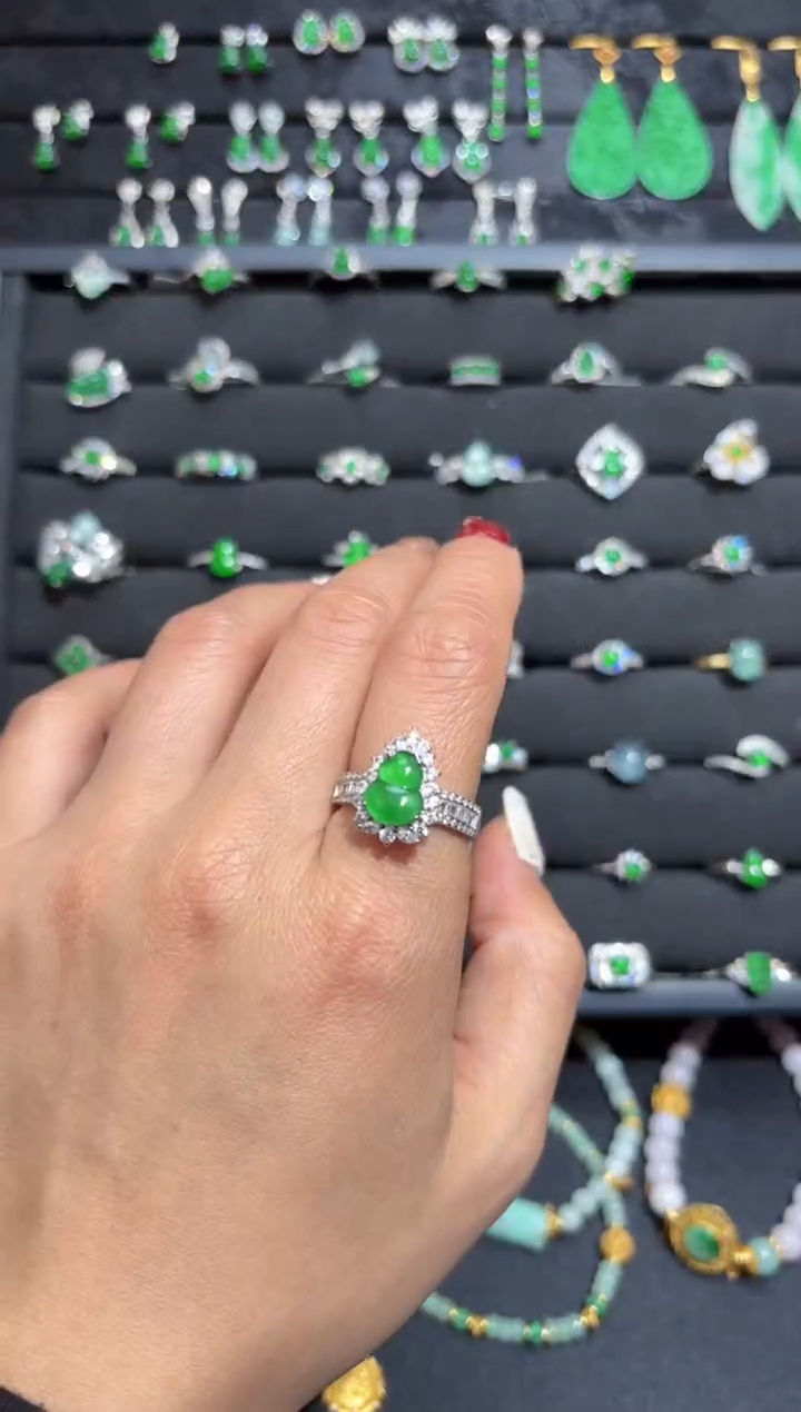 【闪购商品】翡翠颈饰银S925镶嵌蛋面/支持复检/一件