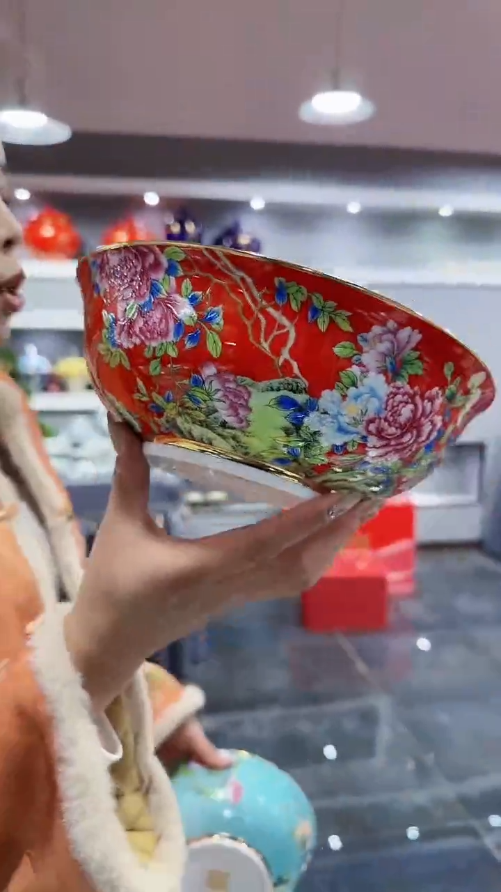 【闪购商品】瓷片9英寸大汤碗1个景德镇陶瓷