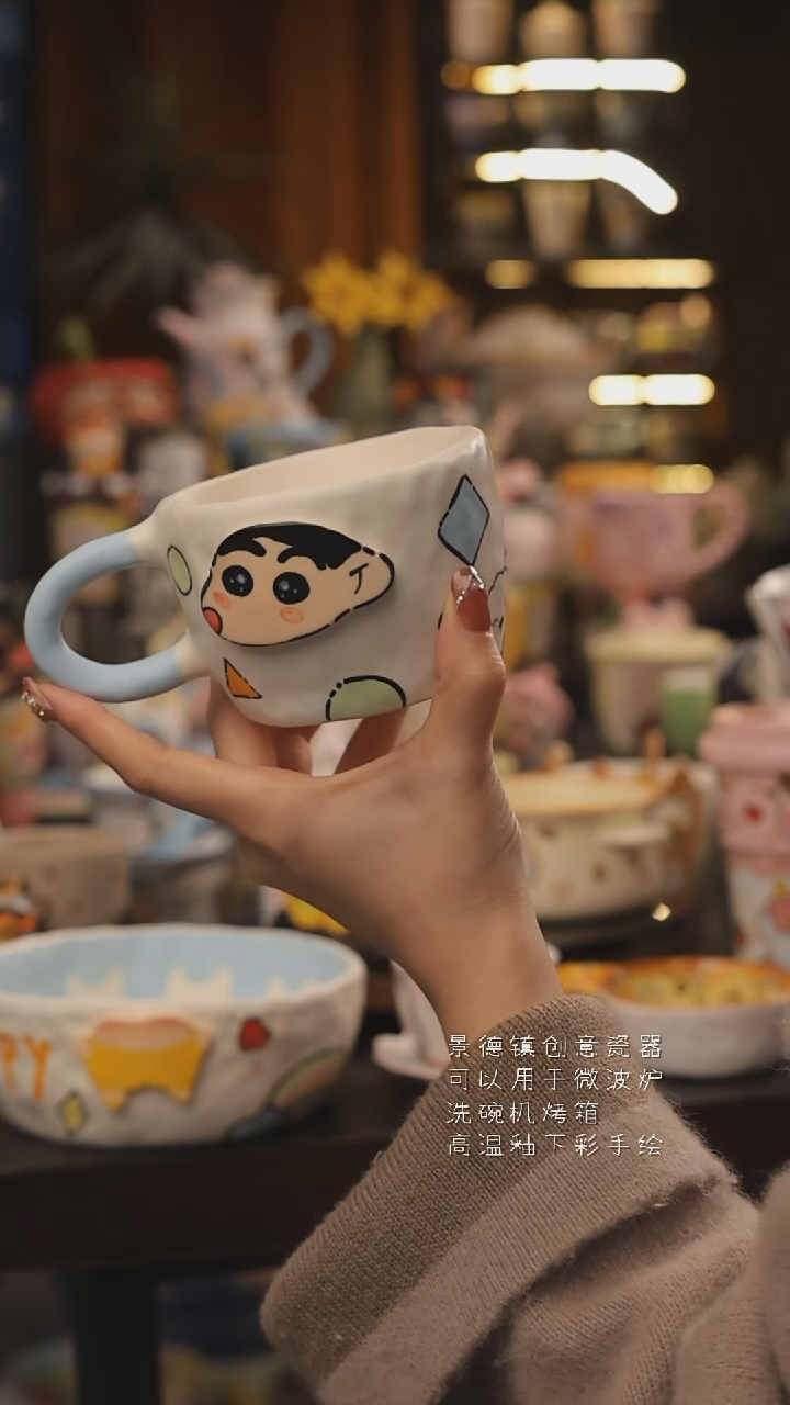 景德镇釉下彩绘设计师款式陶瓷