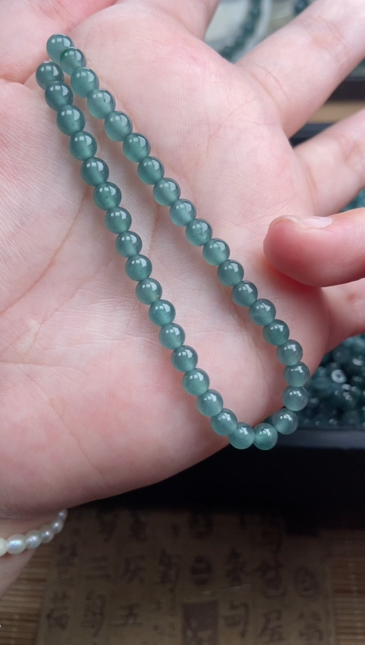 【闪购商品】翡翠手链未镶嵌多样性发货37颗卡5