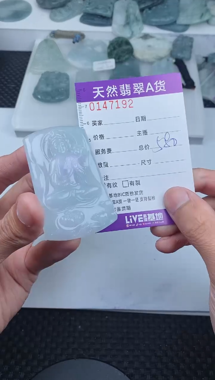 翡翠未镶嵌颈饰       193