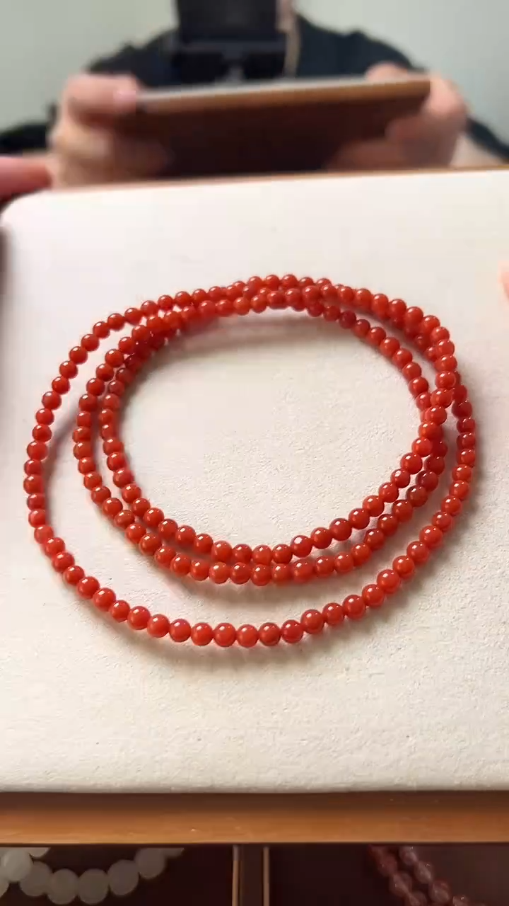 未镶嵌手串南红玛瑙福利多圈