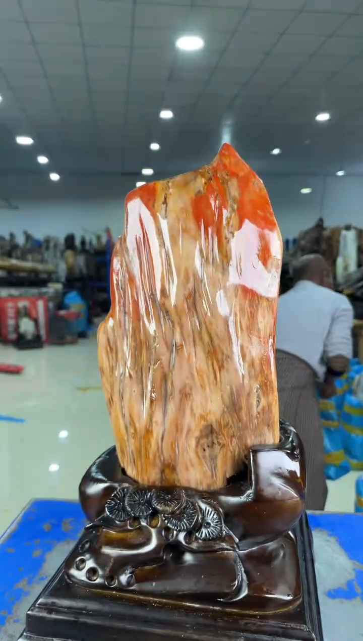 【闪购商品】硅化玉摆件未镶嵌50