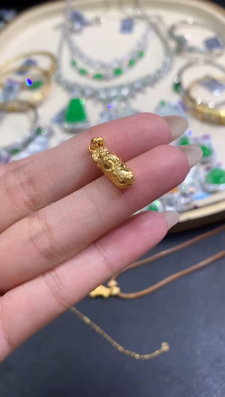 吊坠(不含链)18K金A272|多样性发货一件|288