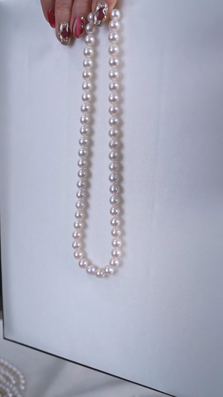 【闪购商品】海水珍珠颈饰未镶嵌8-9mm akoya项链