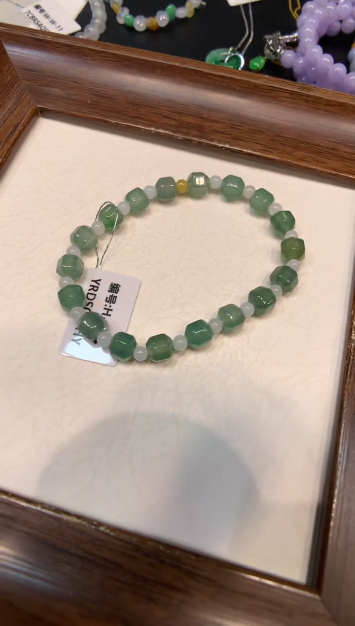 未镶嵌手串翡翠手串