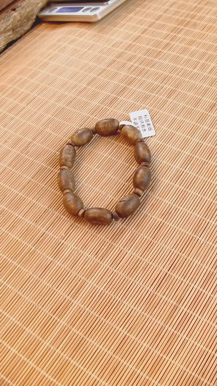 【闪购商品】沉香手串海南莺歌绿奇楠高结油单圈手串