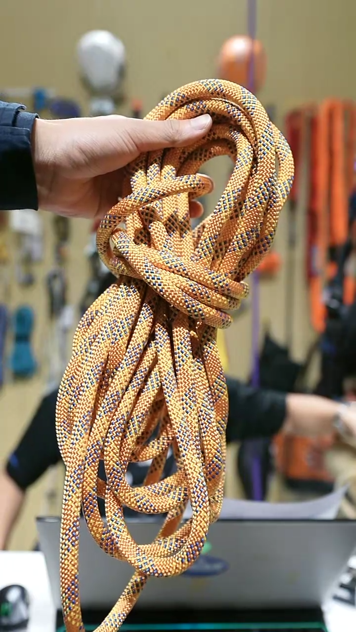 JIAOLONG橙色10.5mm静力绳50米（发60米）