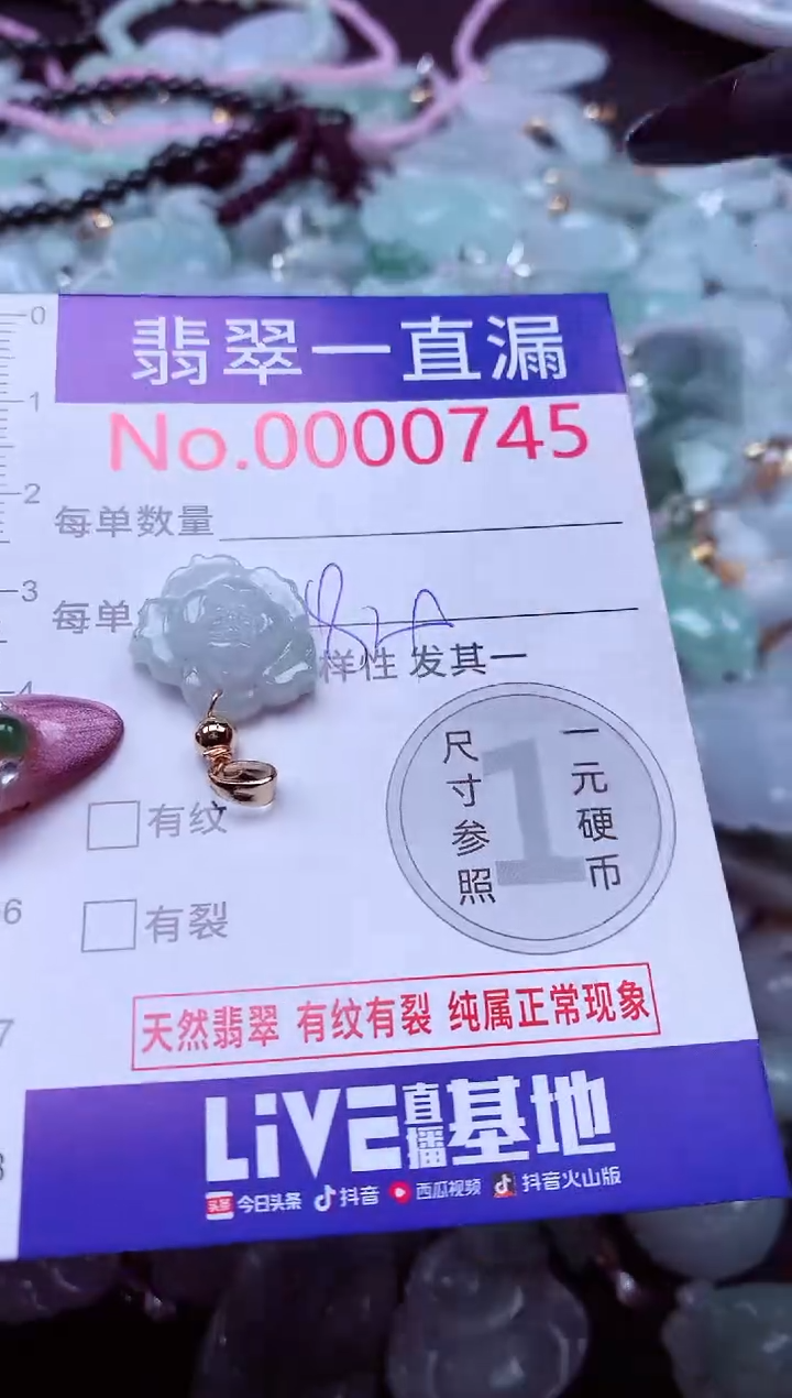 颈饰未镶嵌翡翠745