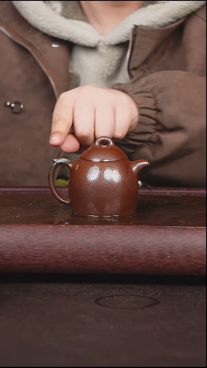 茶壶紫砂柴烧 秦权