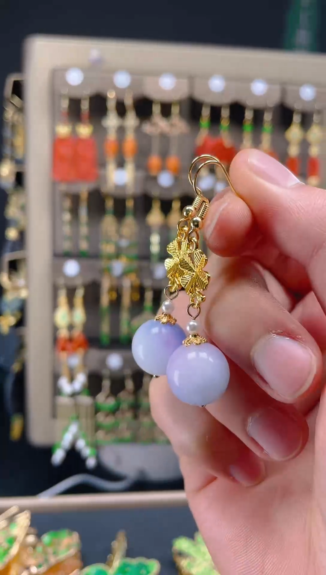 【闪购商品】玛瑙/玉髓耳饰合金043玛瑙饰品