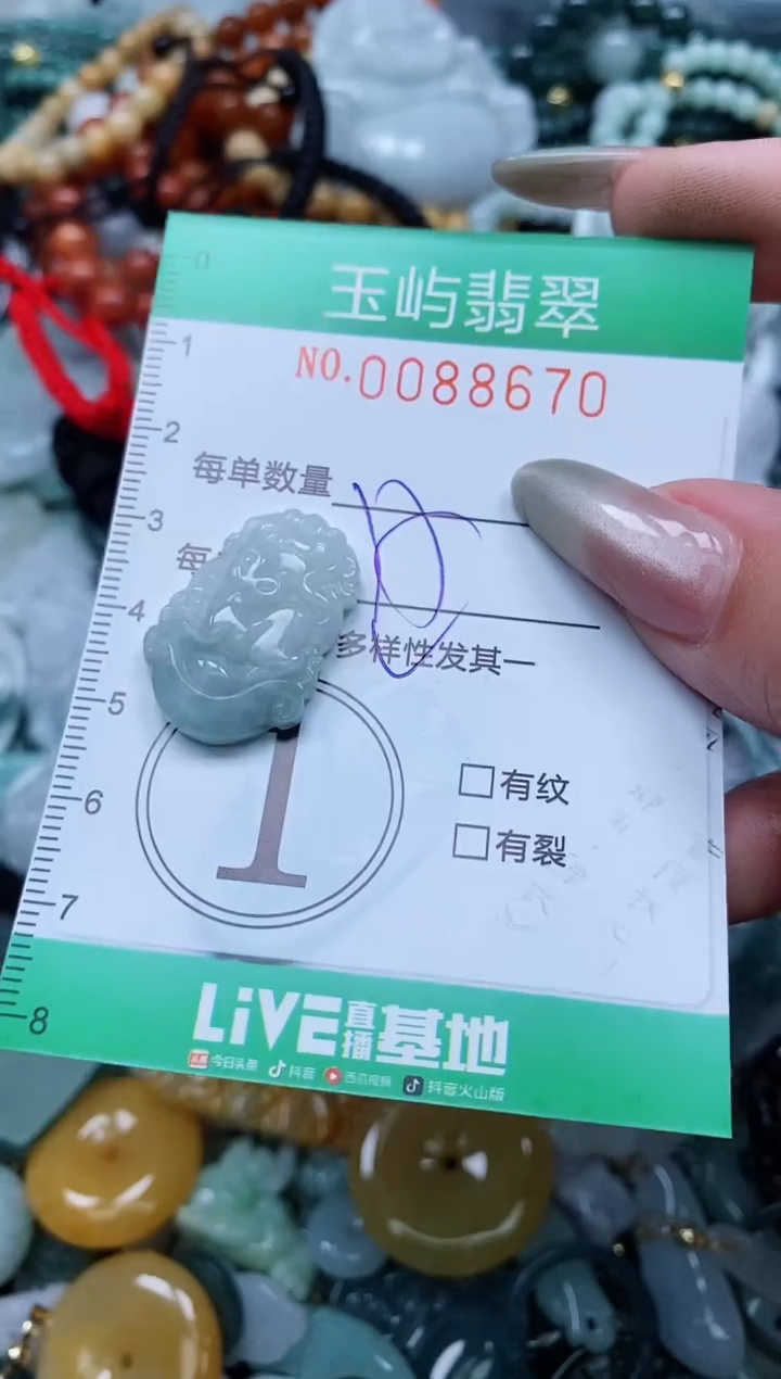 【闪购商品】翡翠颈饰未镶嵌闪购0088670多样性发其一