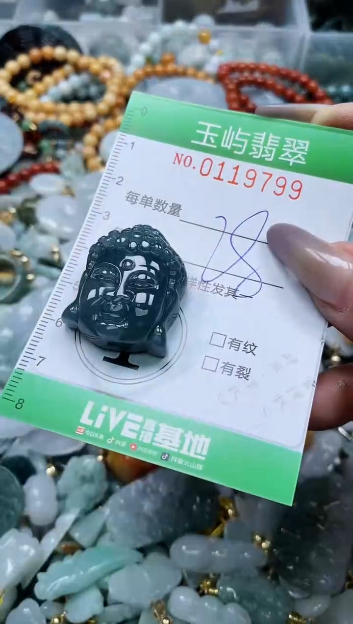 翡翠未镶嵌颈饰闪购0119799