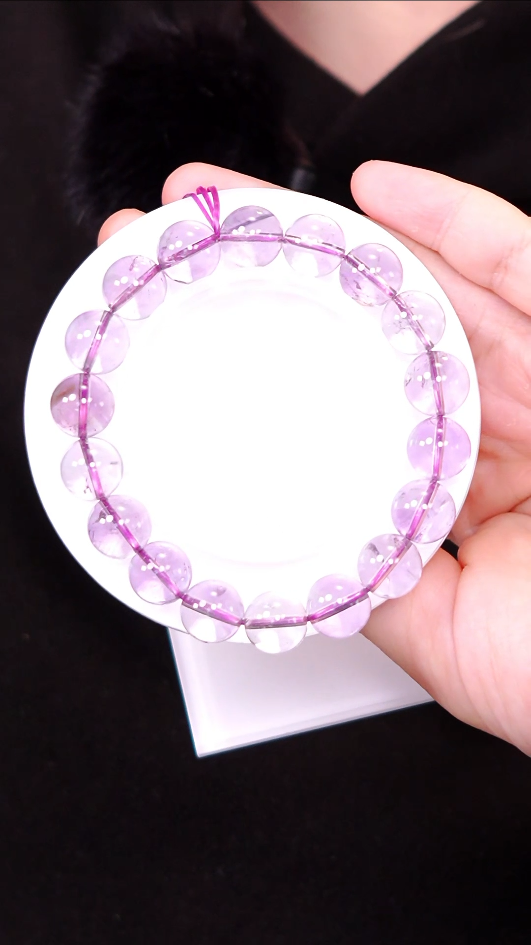 【闪购商品】水晶单圈未镶嵌Q017玻利维亚紫水晶单圈11mm