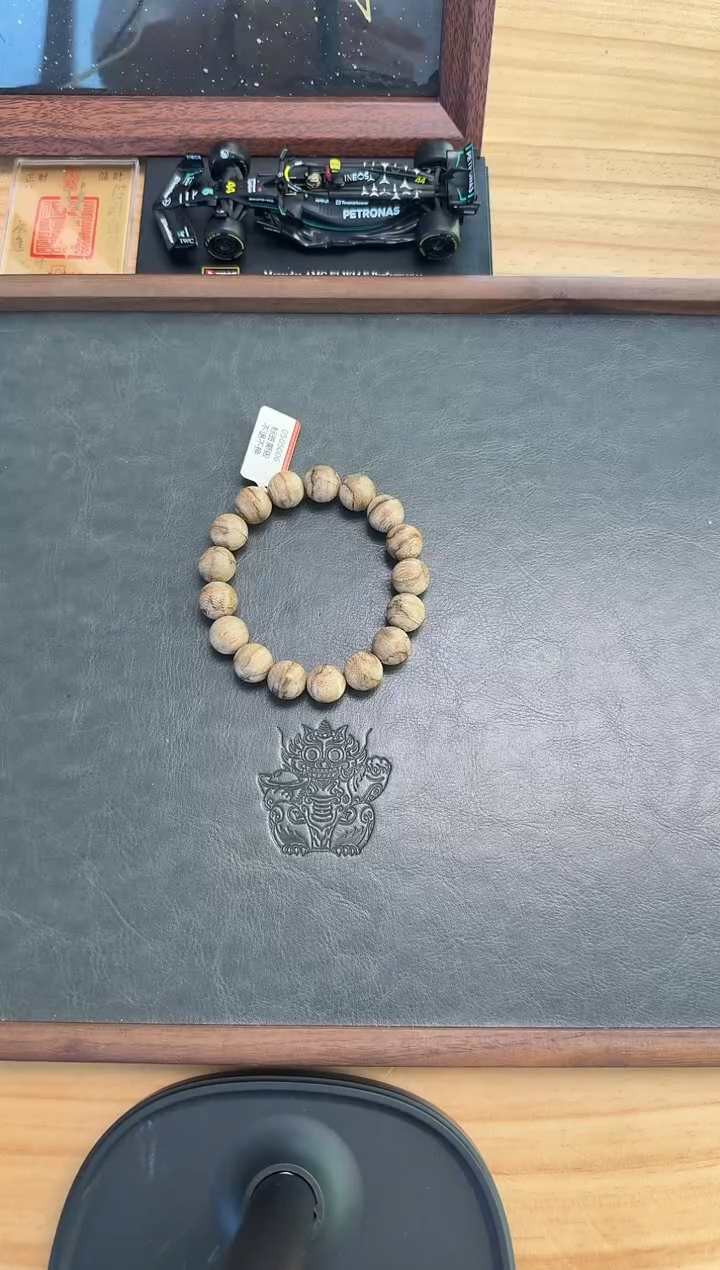 【闪购商品】沉香吊坠天然野老达拉干1.2圆珠手串 单圈9克+