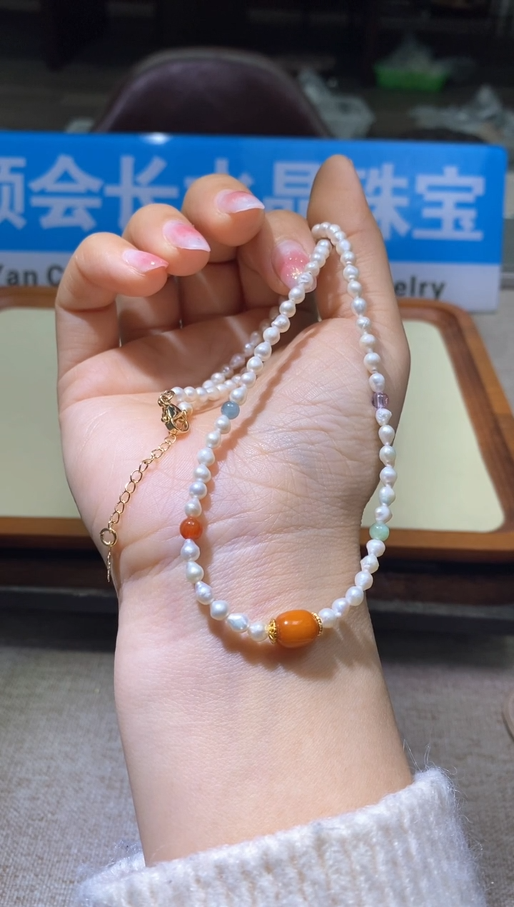 【闪购商品】淡水珍珠颈饰未镶嵌多样性发一件647