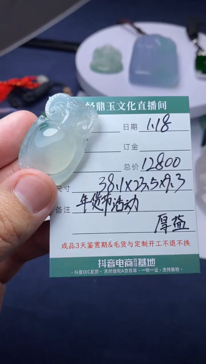 【闪购商品】翡翠颈饰未镶嵌领头羊