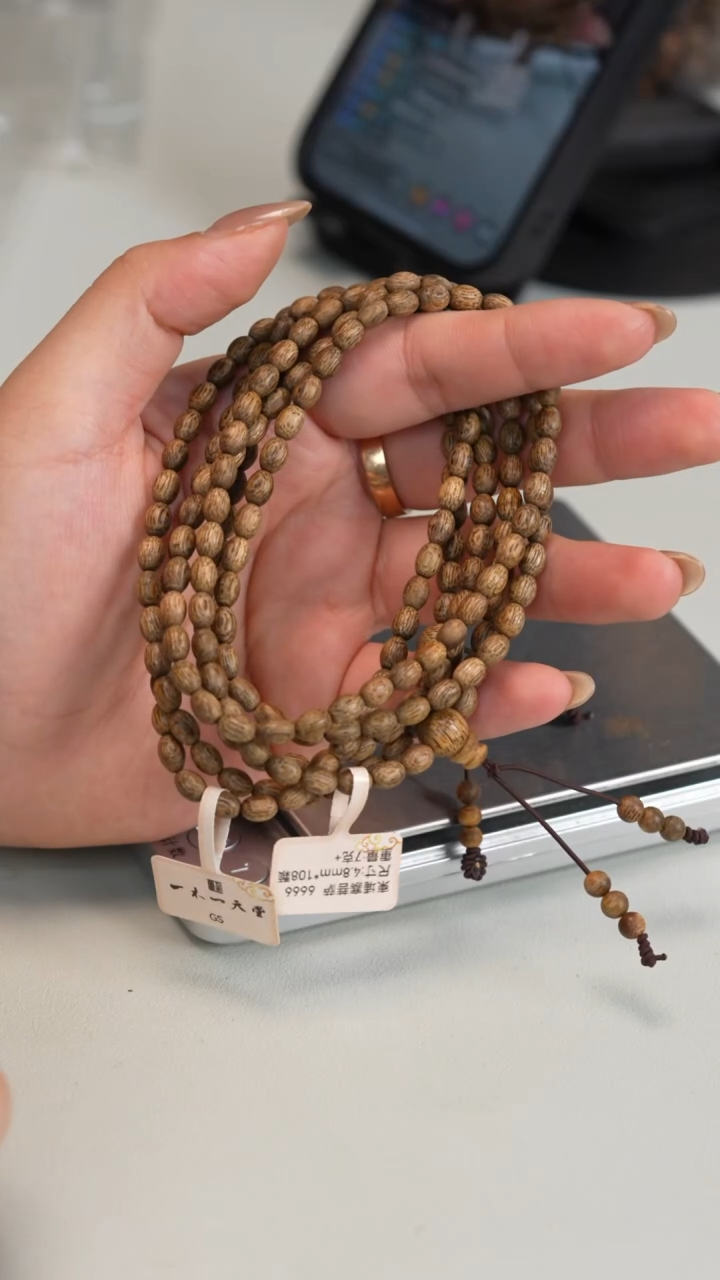 柬埔寨菩萨4.8mm长串7克