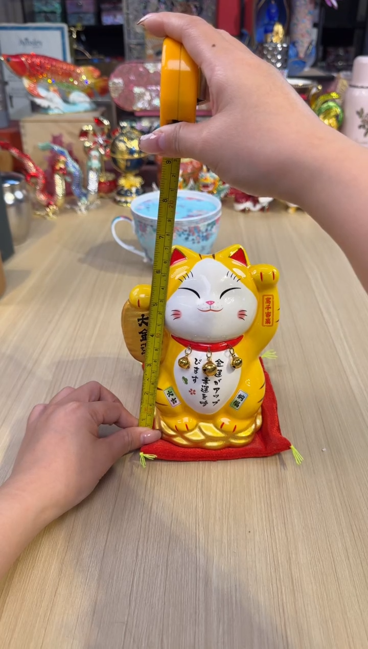 121金运虎纹招财猫