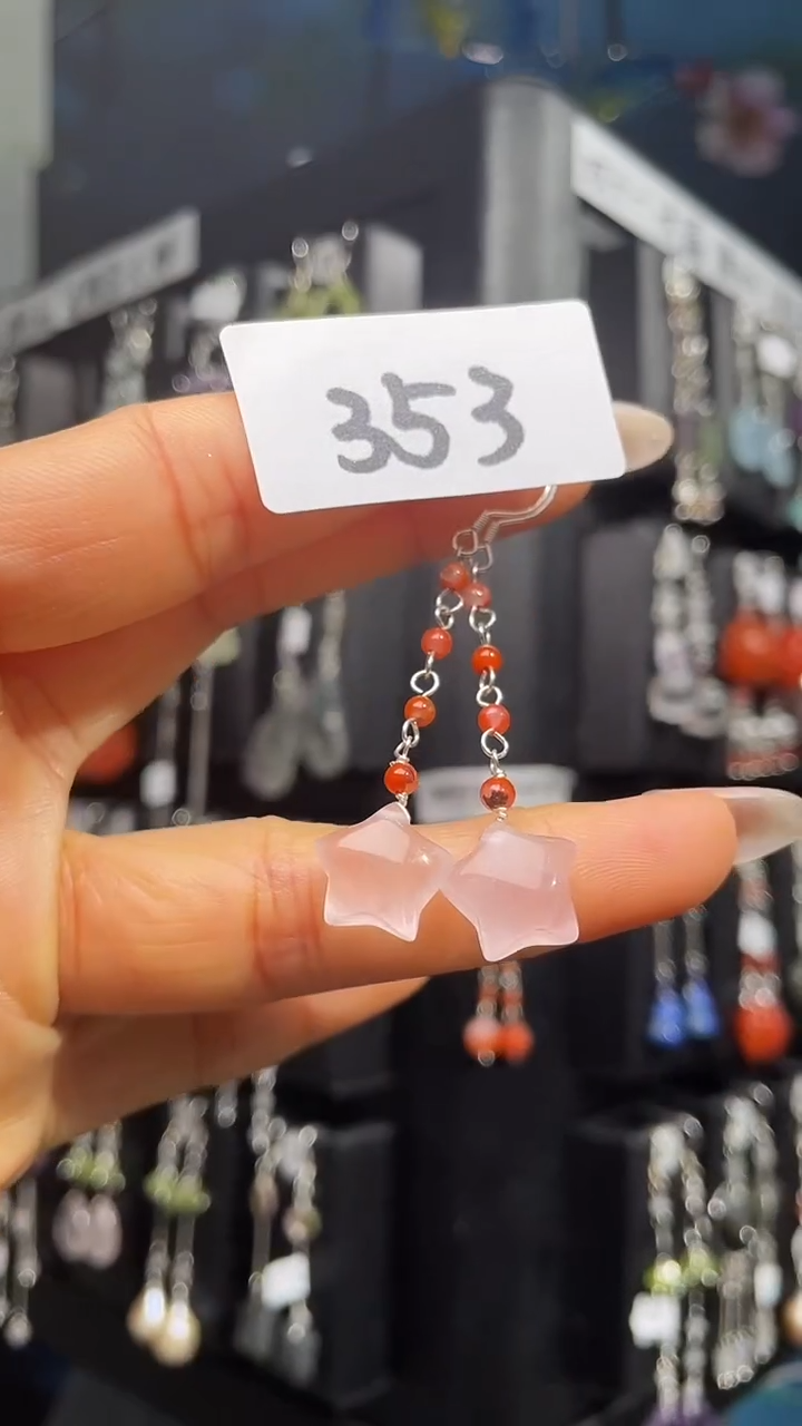 银S925镶嵌耳饰紫晶喜欢拍