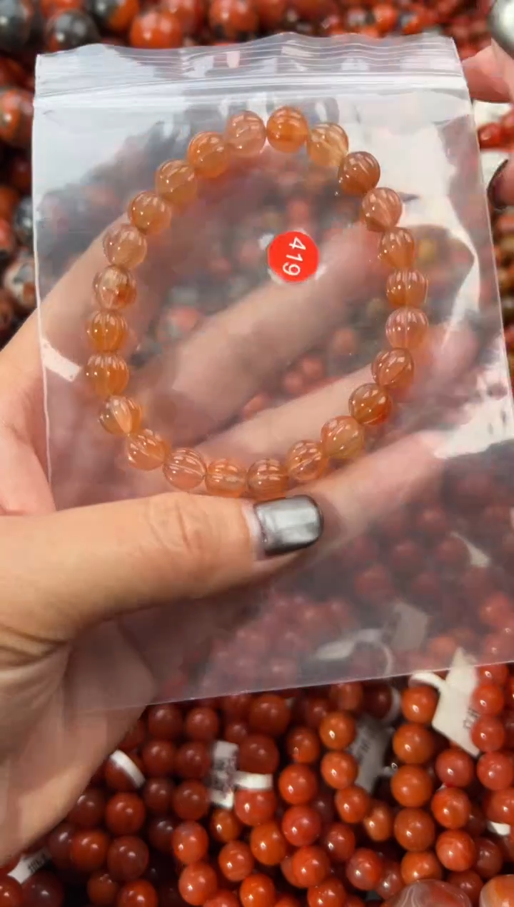 未镶嵌手串南红玛瑙7+