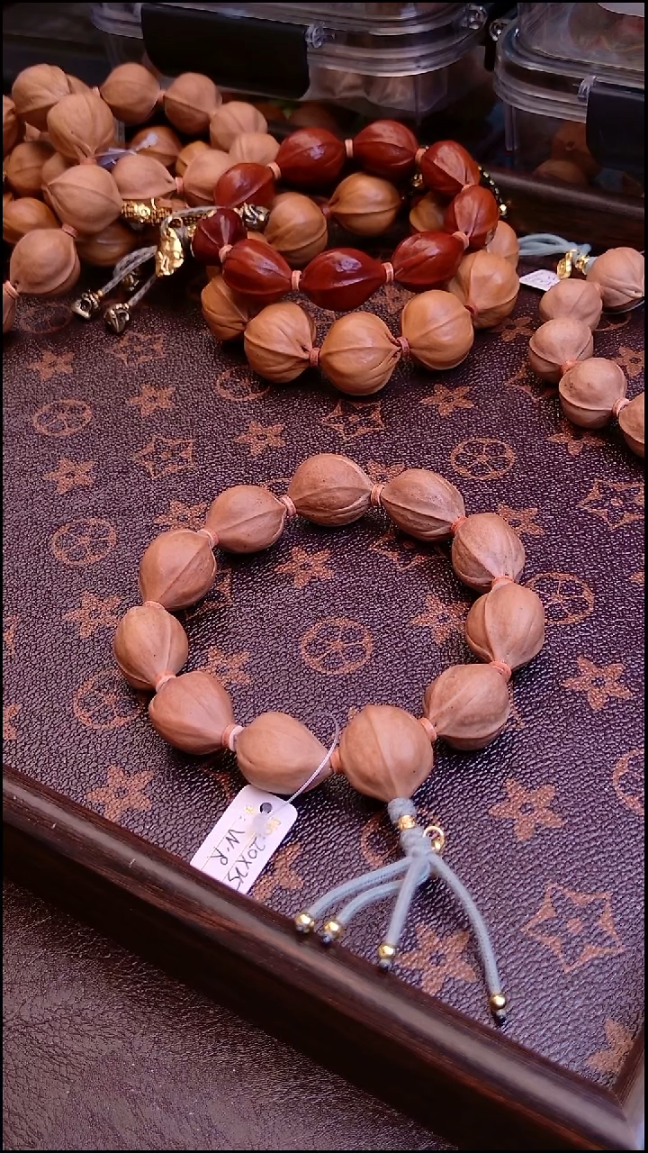 手串橄榄核2025梅林铁核三花体验款-带配套盘玩工具