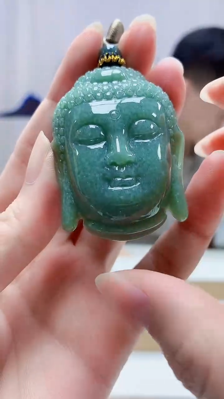 未镶嵌定制翡翠4917zm-毛货挂件107出人头地